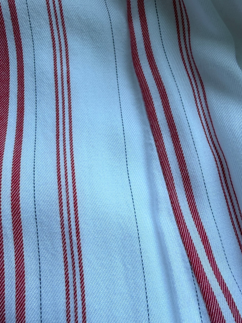 Torrid White and Red Striped Midi Dress with Tie Waist - Picture 10 of 12